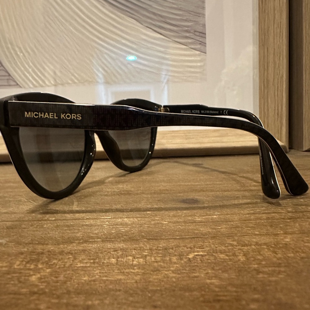 Michael Kors Black Cat-Eye Sunglasses - Picture 4 of 6